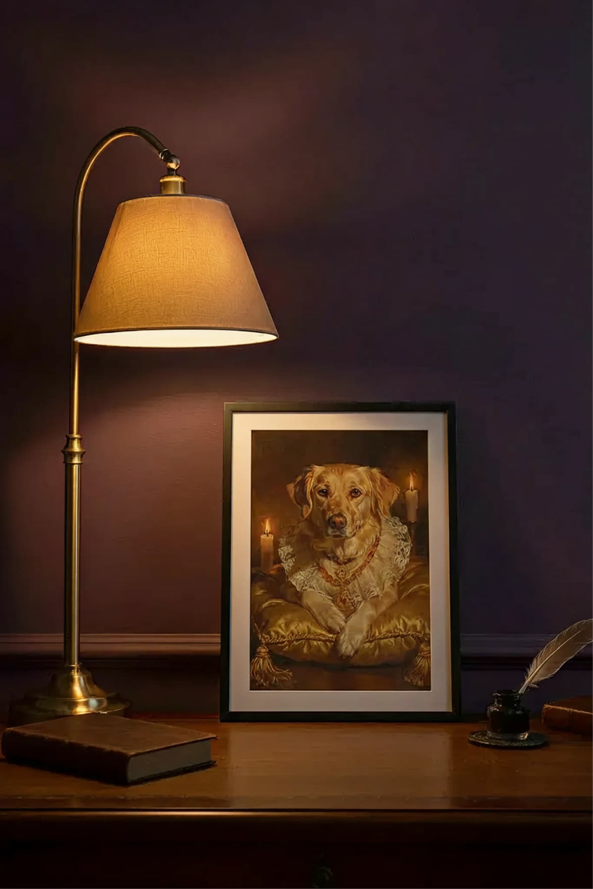 8x10" frame in a room