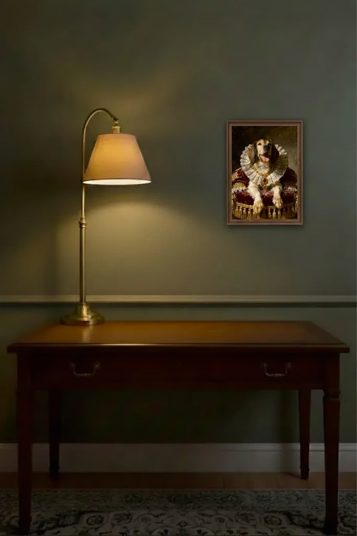 12x16" frame in a room