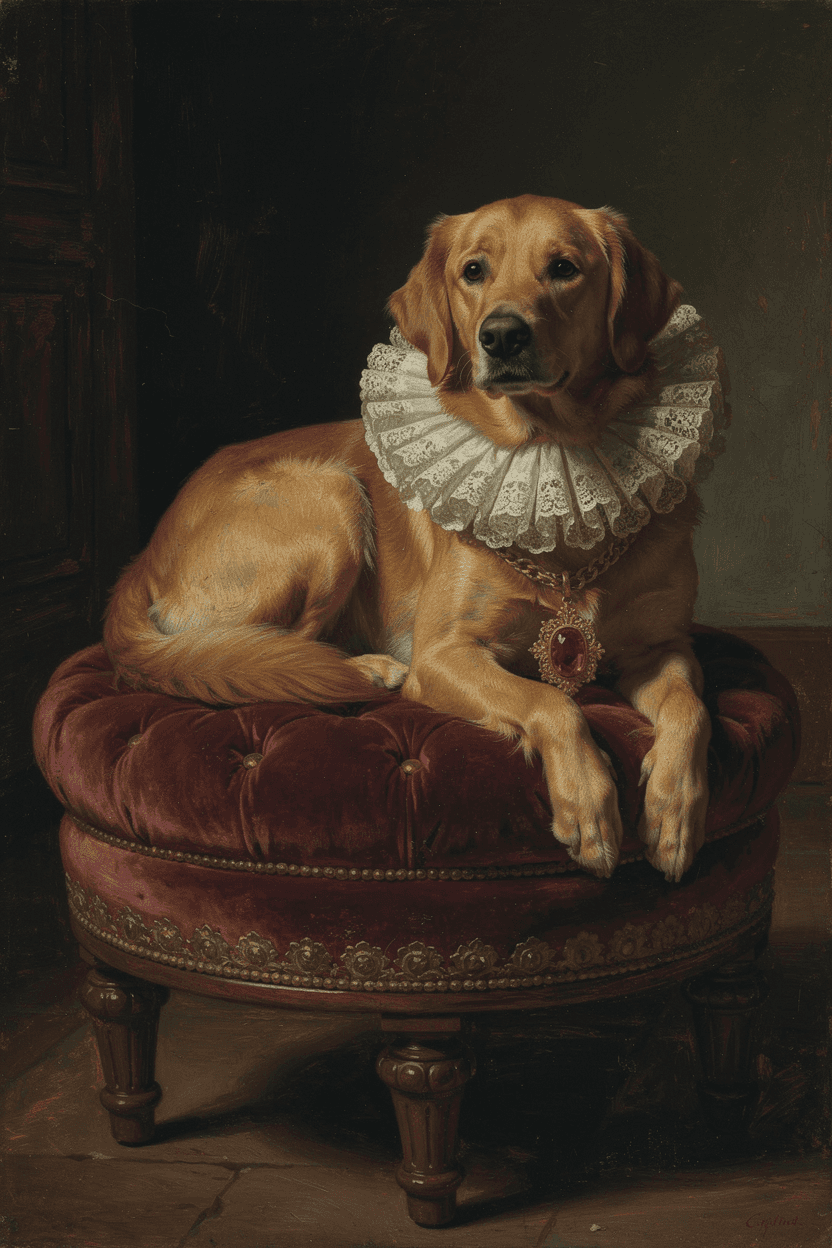 Huisdier portret voorbeeld